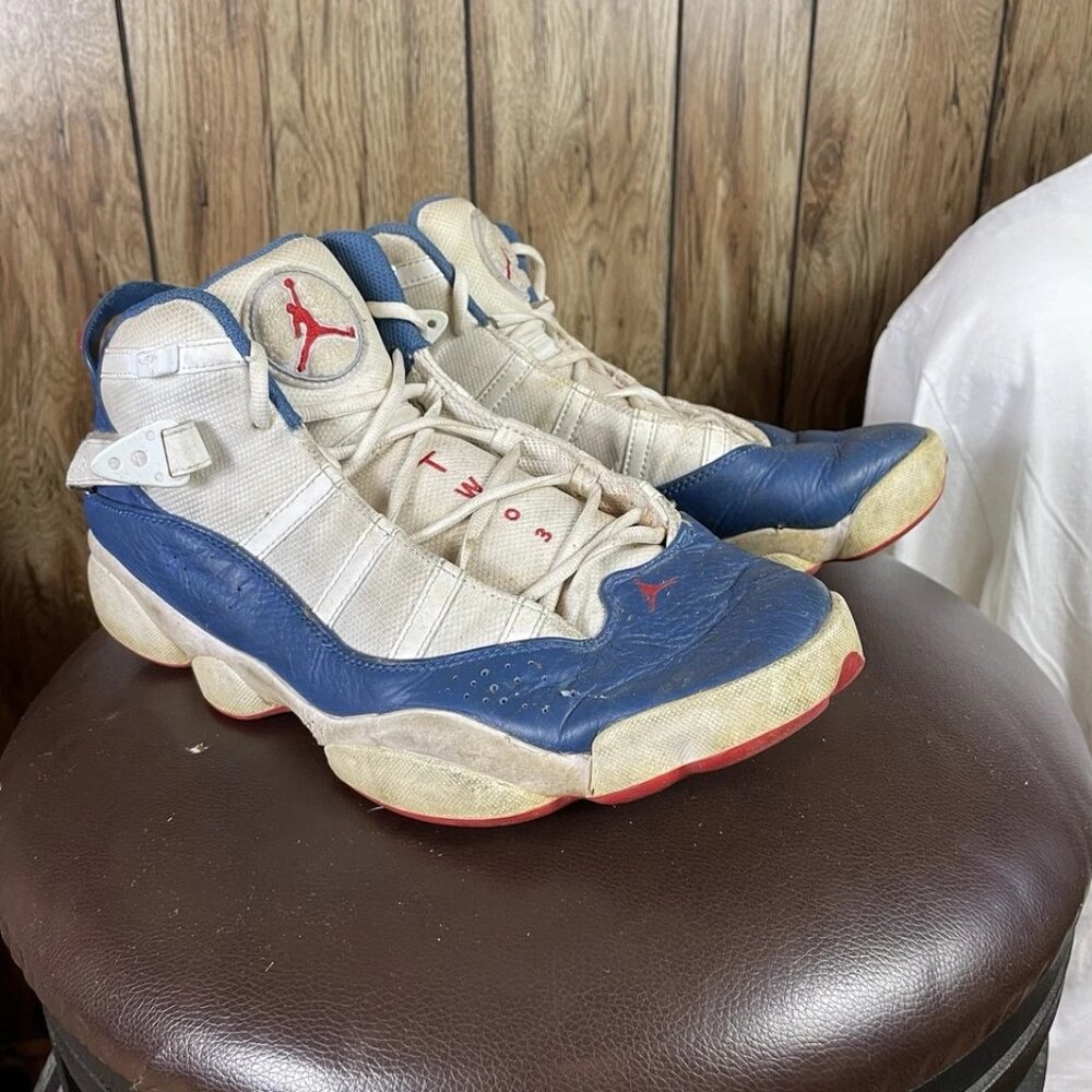 Nike Air Jordan 6 Rings True Blue 322992-140 Men’s Size 13
